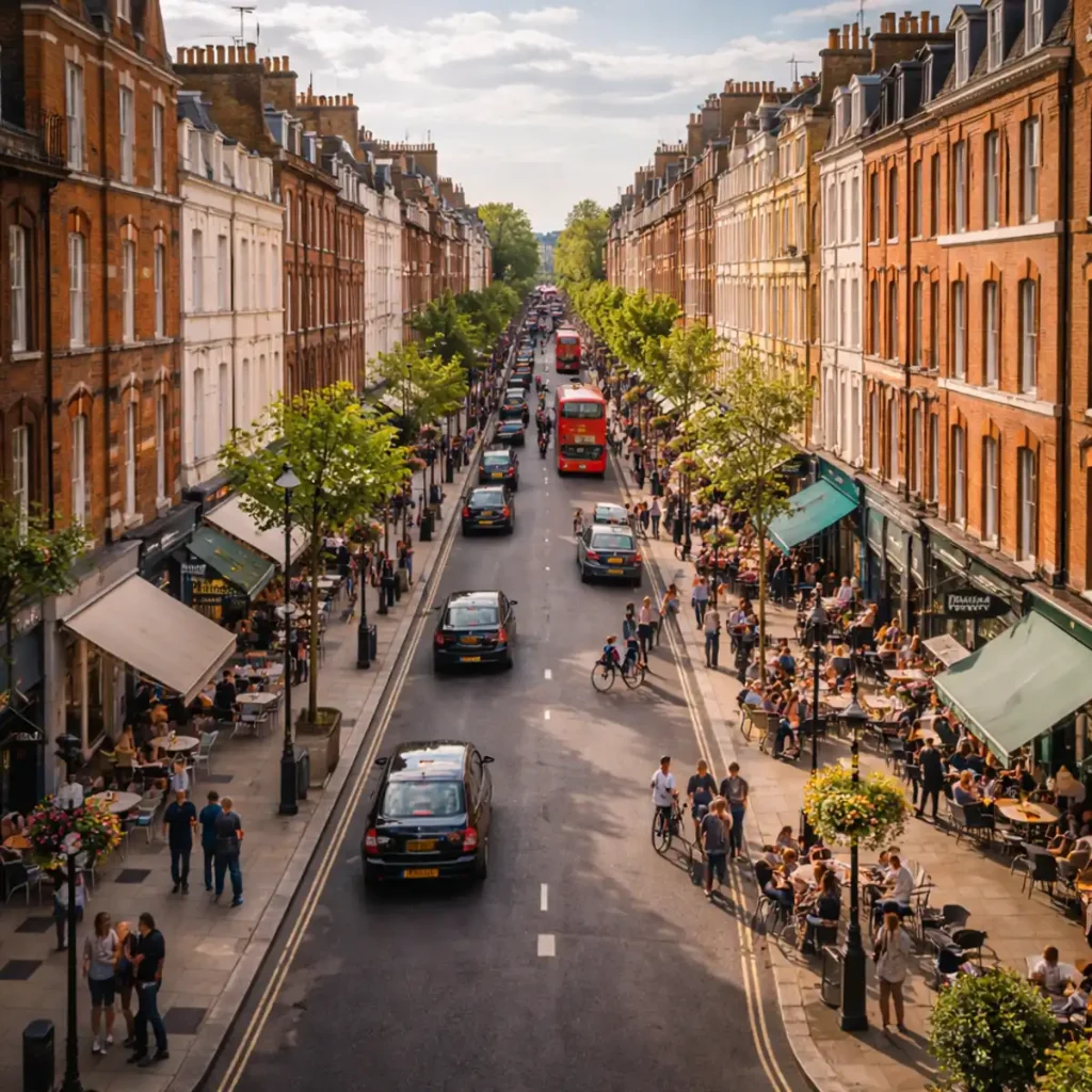 Marylebone High Street, independent shopping