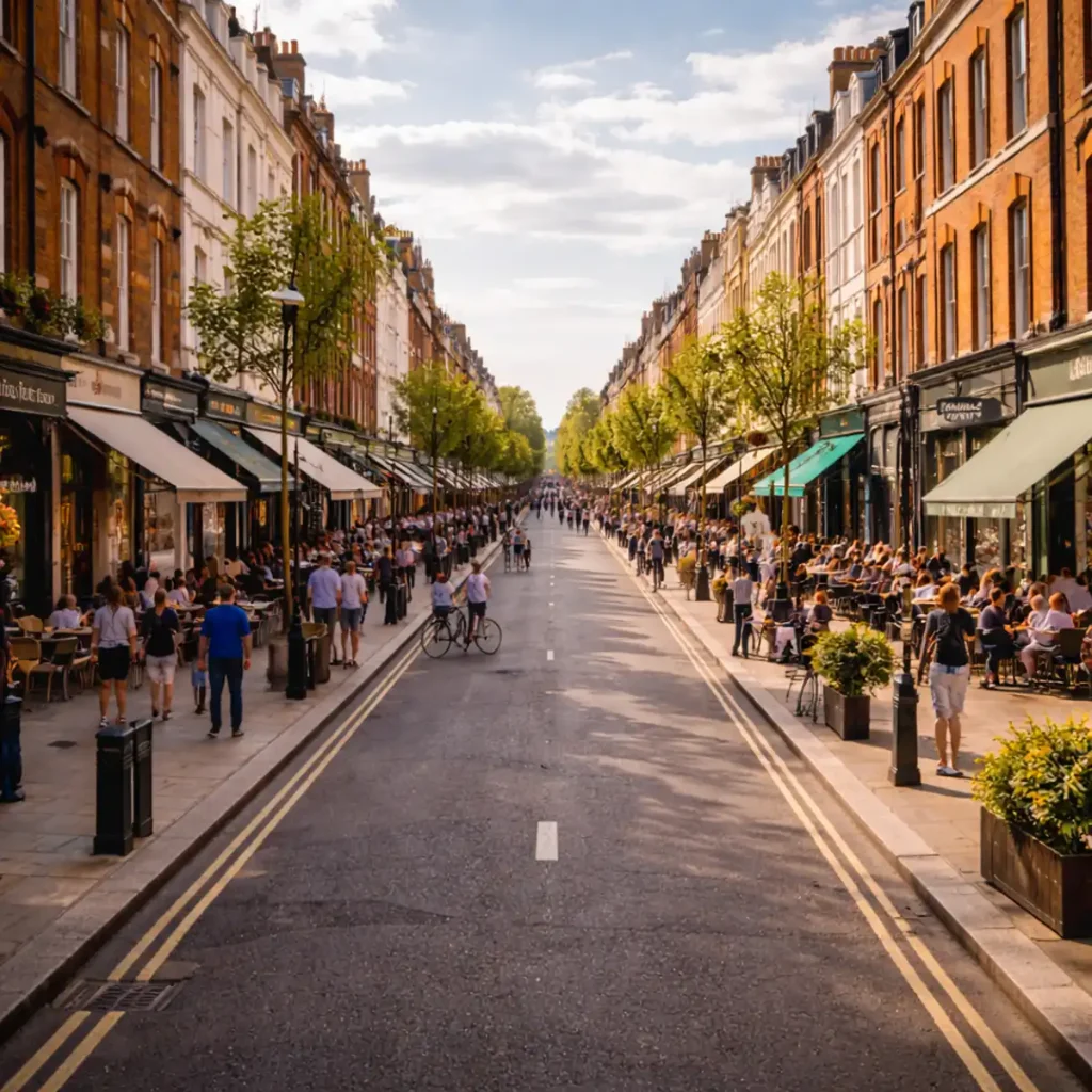 Marylebone High Street, independent shopping